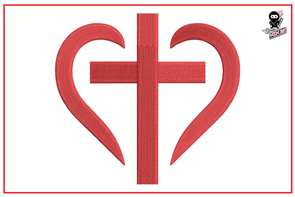 Christian Cross in Heart: A Craft Fair Best-Seller Review