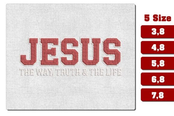 Jesus Christian Embroidery Design PES Review