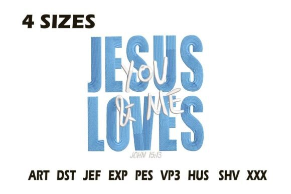 Jesus Loves You Embroidery: A Designer's Review