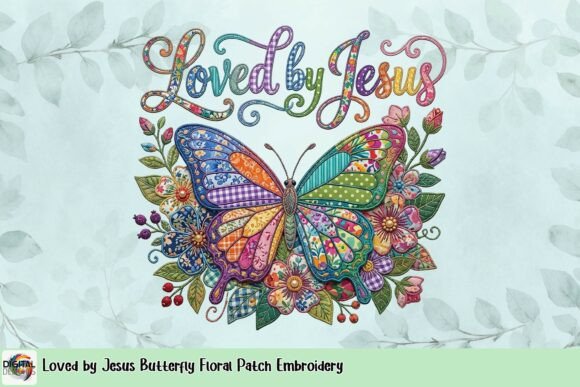 Loved by Jesus Butterfly Floral Patch Review