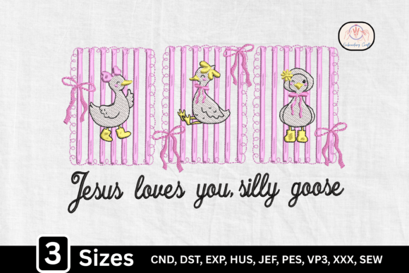 Preppy Girly Silly Goose Jesus Loves You Review