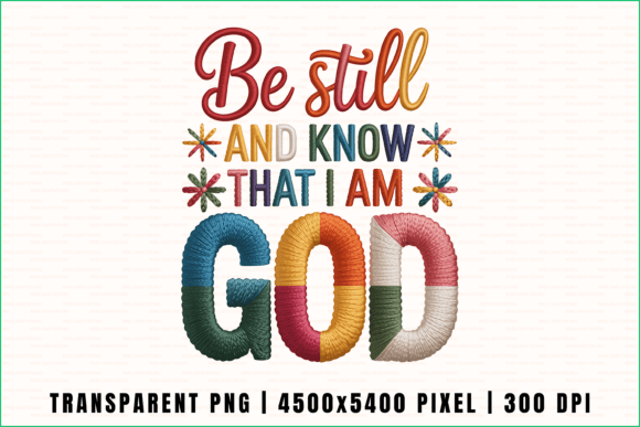 Review: Christian Trust God Embroidery Style PNG for Projects