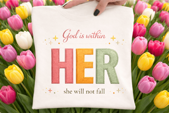 Review: Christian Woman Faith Embroidery PNG for Business