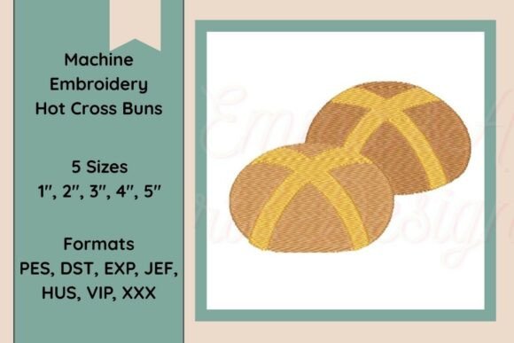 Review: Easter Hot Cross Buns Machine Embroidery