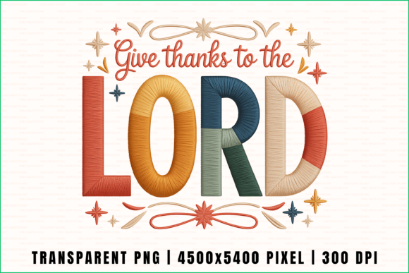 Review: Give Thanks Christian Embroidery PNG for Business