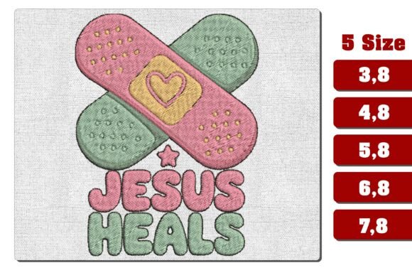 Review: Jesus Heals Bandage Embroidery Design