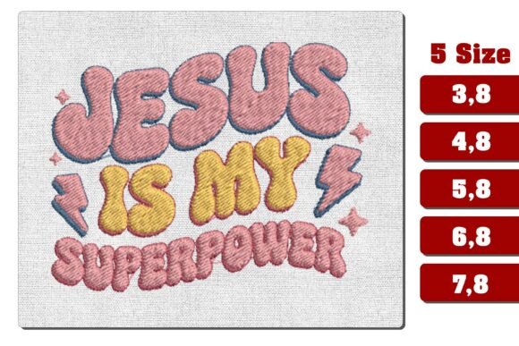 Review: Jesus is My Superpower Embroidery PES