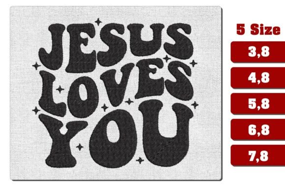 Review: Jesus Loves You Embroidery Design PES