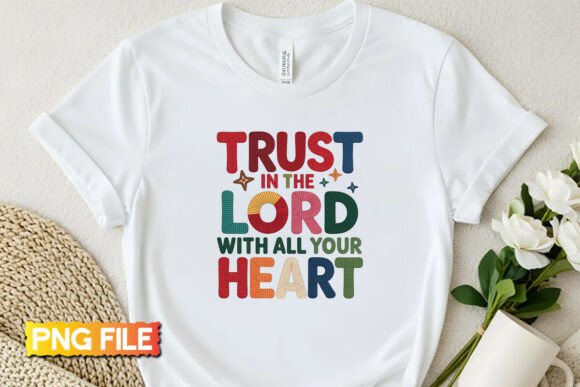 Review: Trust in the Lord Embroidery Style PNG for Projects
