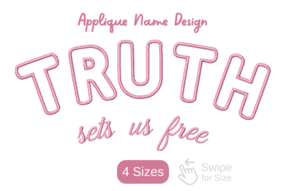 Review: Truth Sets Us Free Applique for Etsy Shops
